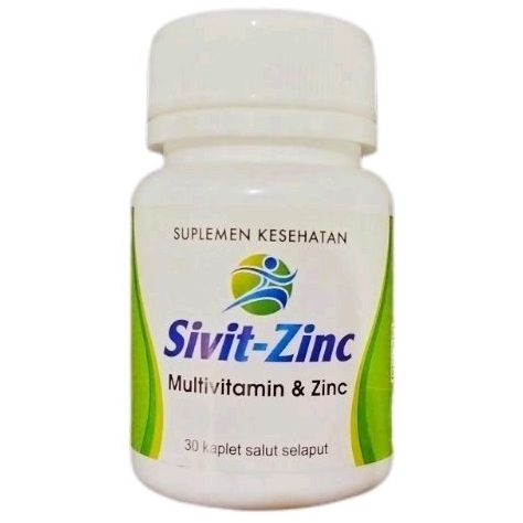 SIVIT ZINC - Multivitamin & Zinc (30's /Botol)