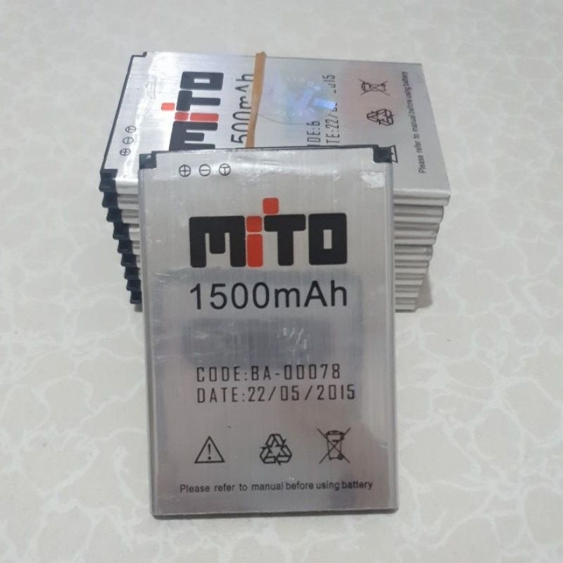 Baterai Mito 1500mah BA00078 4.5cm x 7cm