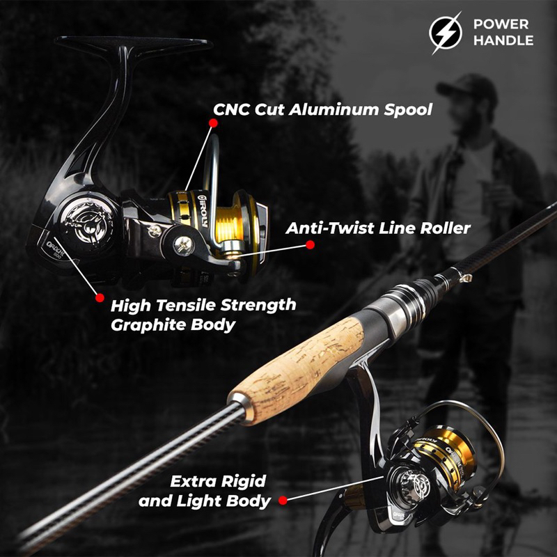 REEL IROLY OROCHI ULTRALIGHT POWER HANDLE