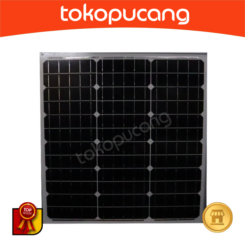Solar Panel / Solar Cell / Panel Surya 50wp Monocrystalline 50 Wp Mono