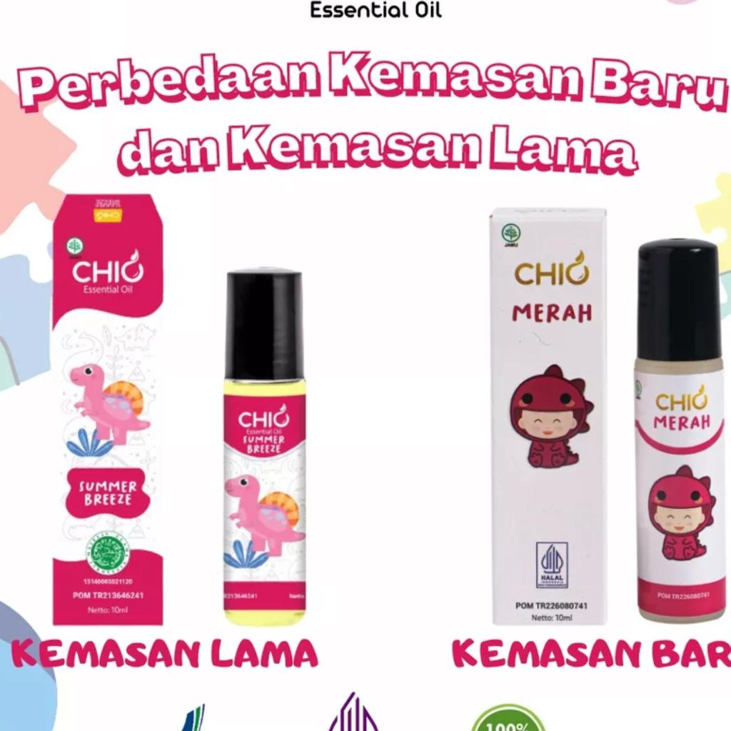 Chio Essential Baby Oil KEMASAN BARU