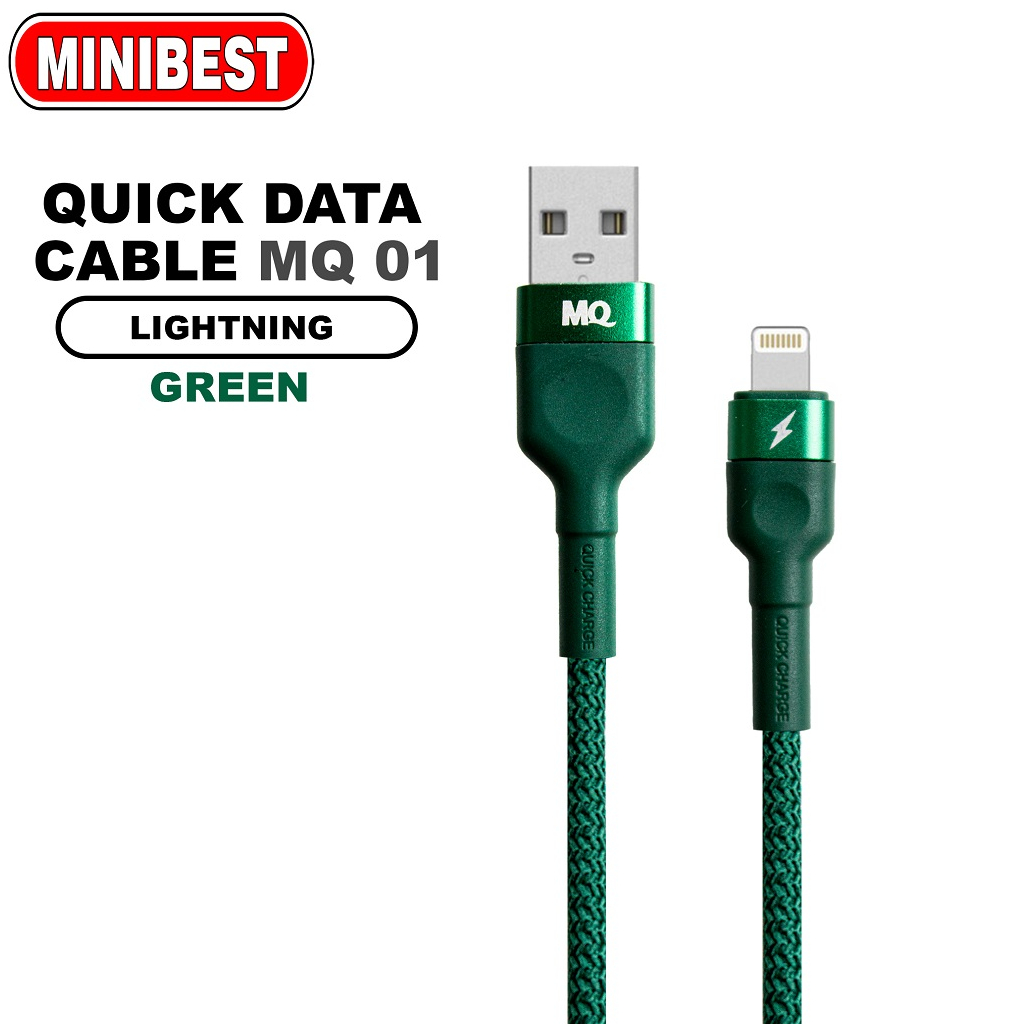 [MB] MQ Quick Data Cable MQ01 3.1 A Dual USB Charging + USB Cable Lightning