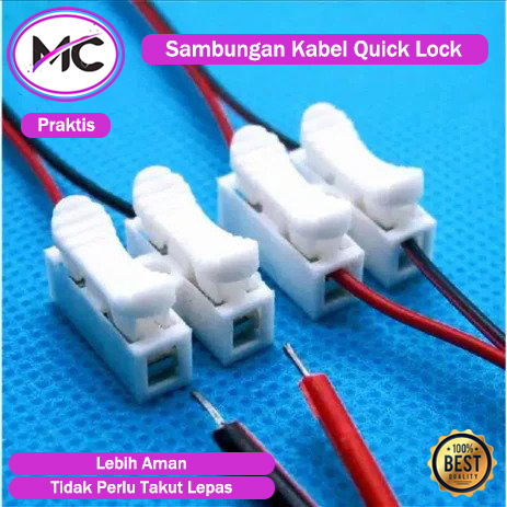 Konektor Kabel Listrik Quick Connect Terminal Konekter Kabel Praktis