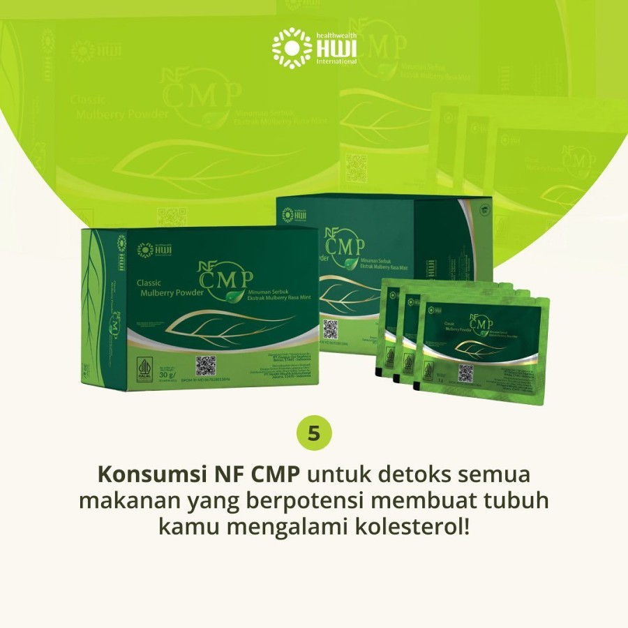 Minuman Serbuk Sehat Klorofil Pengurus badan (Mint)