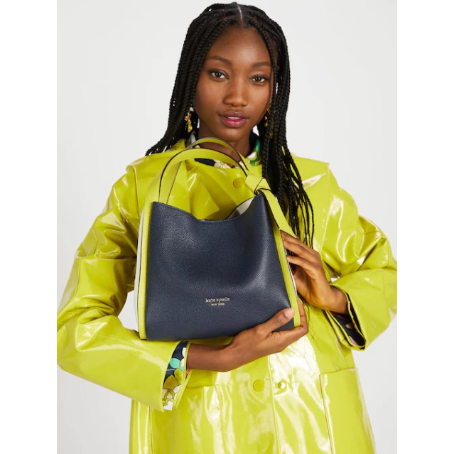 Kate Spade Knott Colorblocked Leather Medium Crossbody Tote