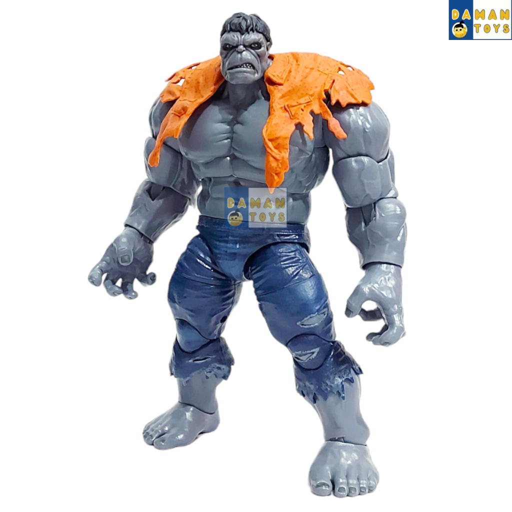 Action Figure Superhero Grey Hulk VS Red Hulk