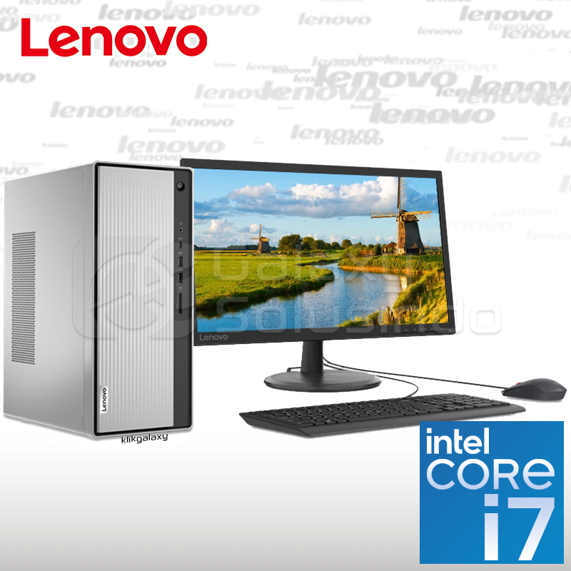 LENOVO IdeaCentre 5 14IOB6 Intel Core i7-10700F 2TB HDD 8GB RAM RX550 4GB 22 Inch FHD DOS PC Desktop BuildUp