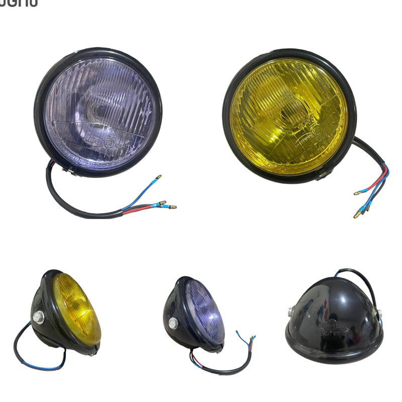 REFLEKTOR LAMPU DEPAN MOTOR CB HEADLAMP LAMPU JUTE PESEK CLASIC KLASIK CB RX KING VERZA VIXION TIGER MEGAPRO BYSON GL