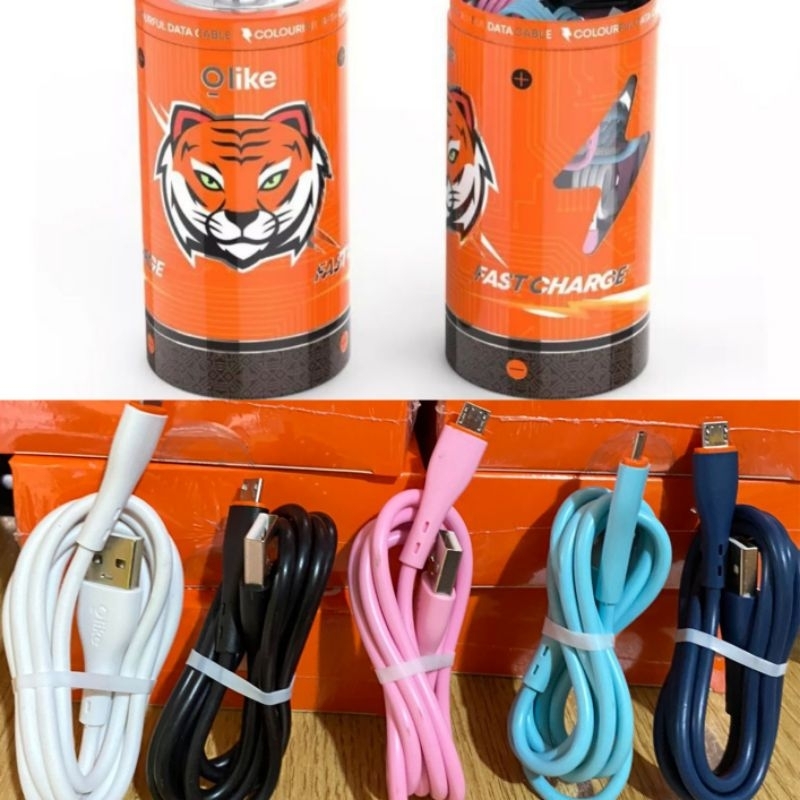 Olike D304M kabel data colorful usb micro fast charger