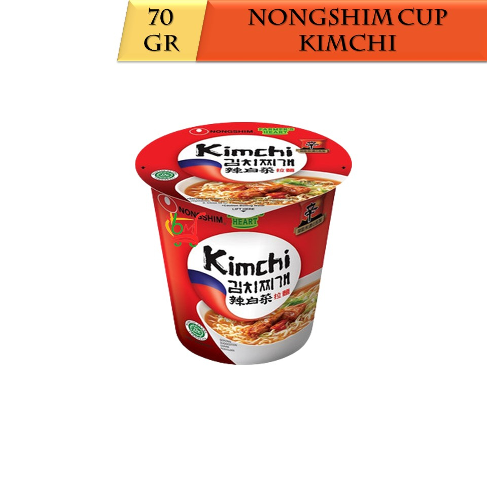 

Nongshim Cup Kimchi Mie Instan Kuah Kimchi ala Korea