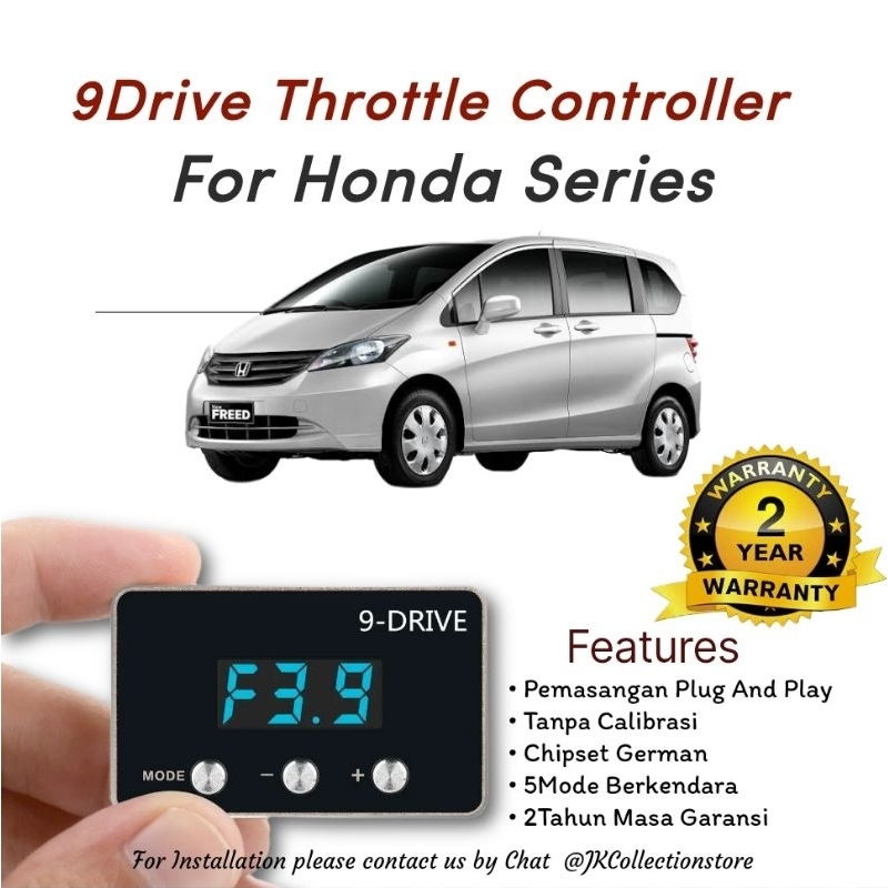 9 Drive Throttle Controller Honda Freed Series Remap Piggyback 9Drive