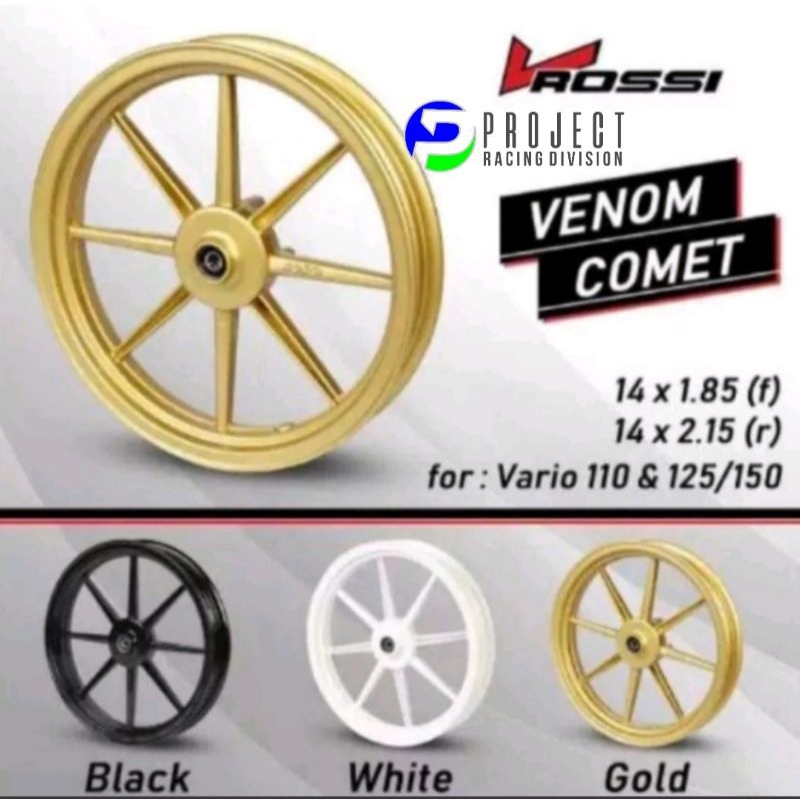 velg vrossi comet honda palang 8 beat scoopy vario genio 110 125 150 ring 14