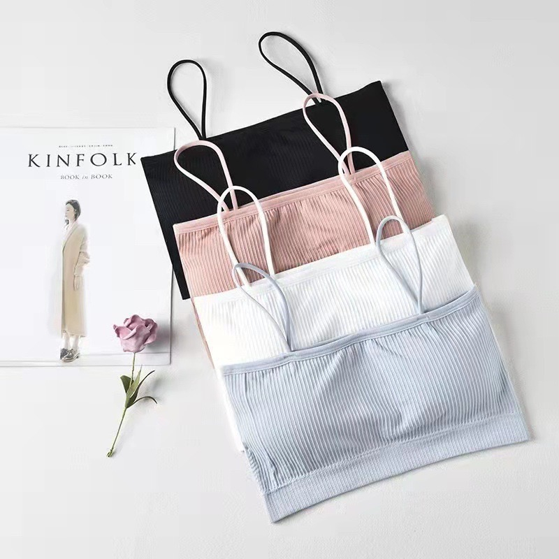 Eschelandco - Bralette Bra Tanpa Kawat Sport Bra Gym Bralette BH Premium Bra