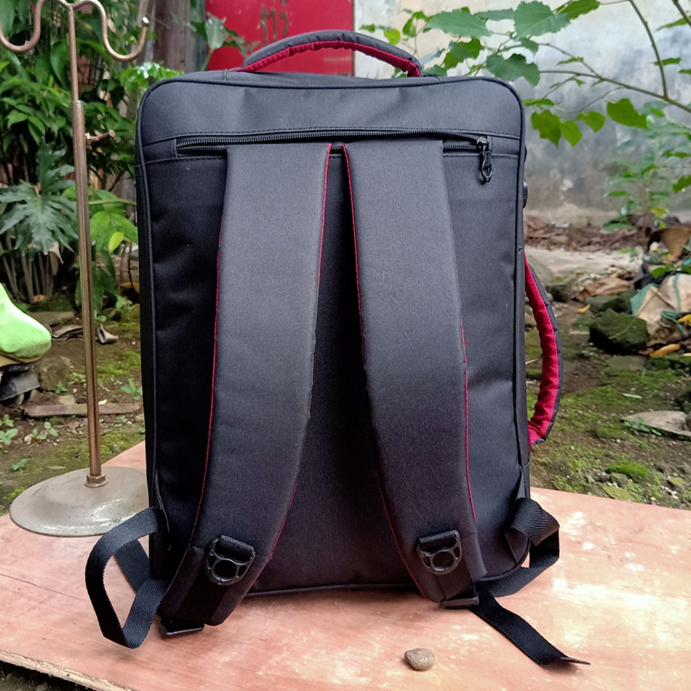 RELPICK MURMER Tas Ransel Laptop Multifungsi Tas 3in One Polo OO23# Model 3 Fungsi bisa ransel bisa slempang bisa tenteng tas kantor tas sekolah formal + rancofer