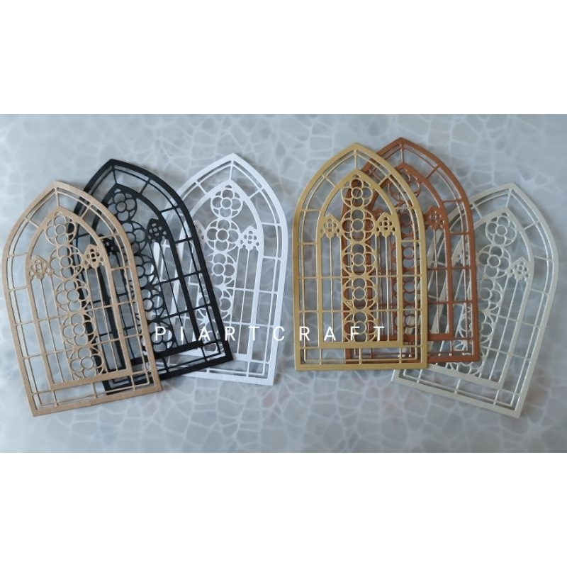 

Frame Window Jendela (8) -isi 3 pcs - Dies cut / cut dies DIY Scrapbook / Journal / Diary /BuJo