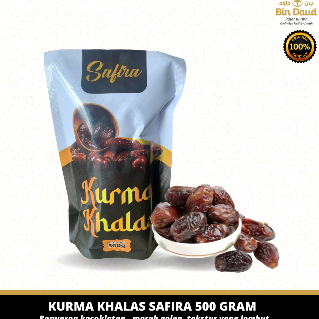 

KURMA KHALAS PREMIUM | BIN DAUD | OLEH OLEH HAJI & UMRAH | KURMA ARAB SAUDI | BIN DAUD