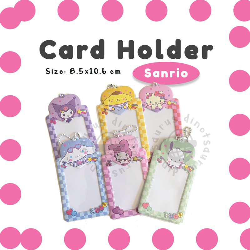 Photocard Cute Pastel Holder Photocard PC Sanrio