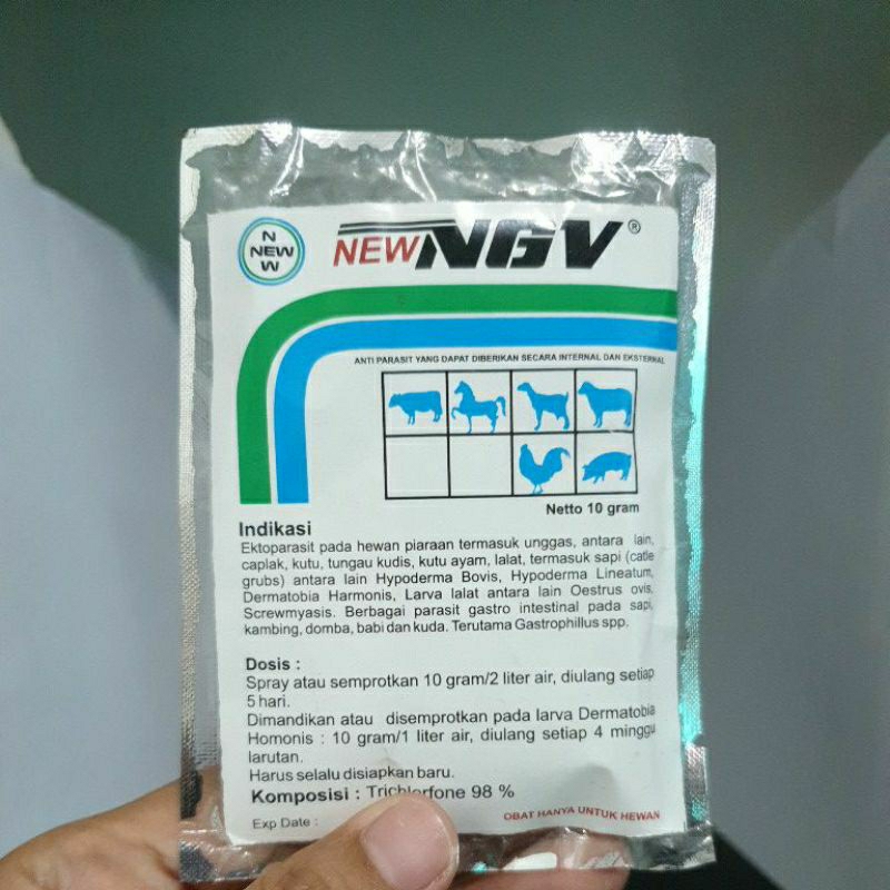 NGV new NGV original neguvon 10gr obat lalat sapi