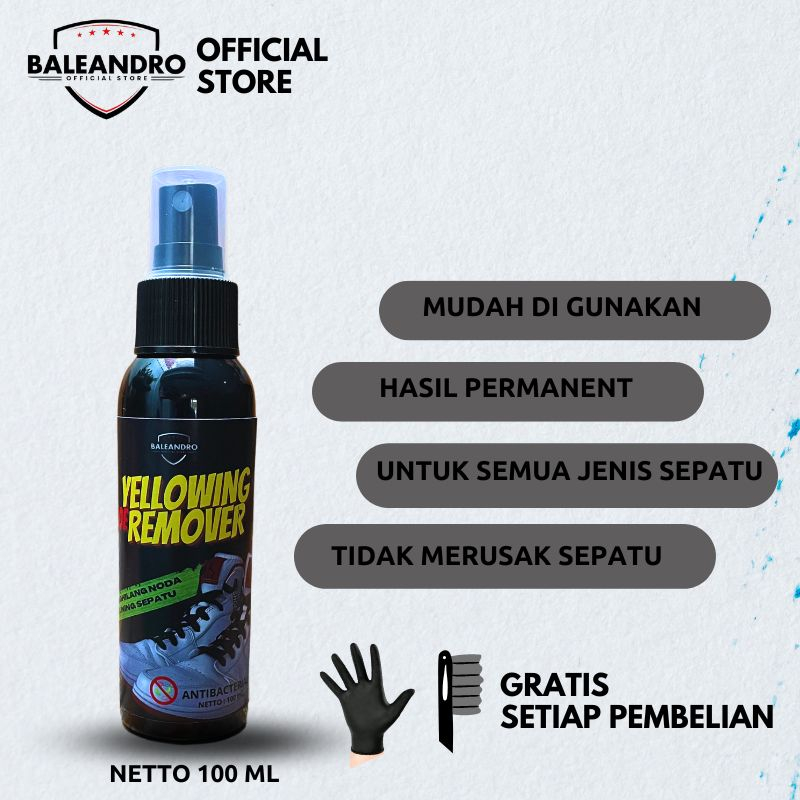 Yellowing Remover, Pembersih Noda Kuning Sepatu uk 100mL