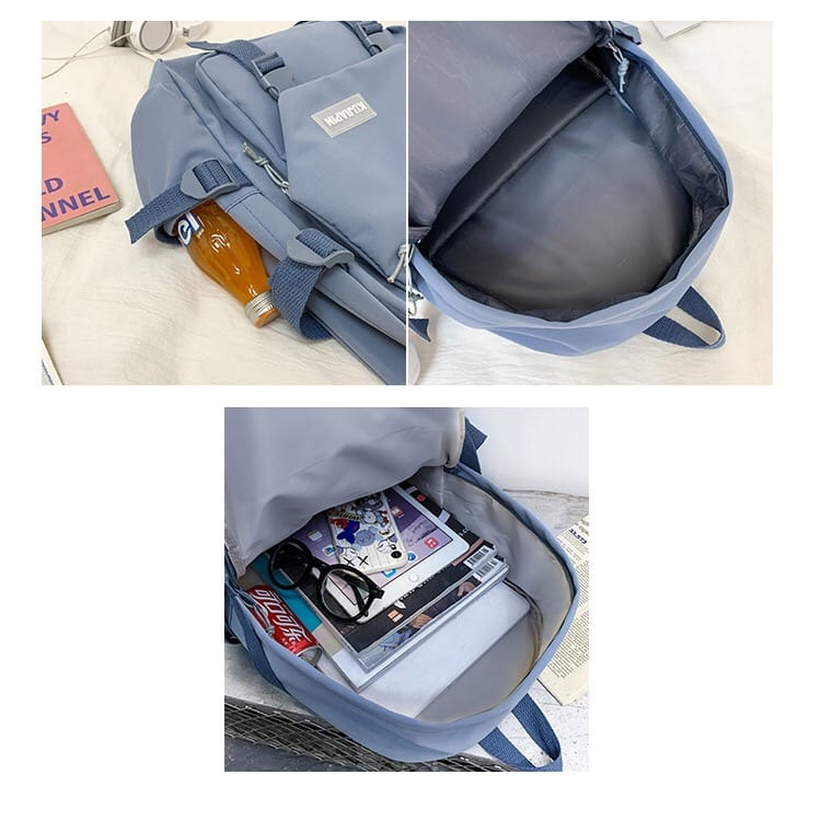 Tas Ransel Import / Tas Wanita Korean Fashion kekinian Plus Gantungan