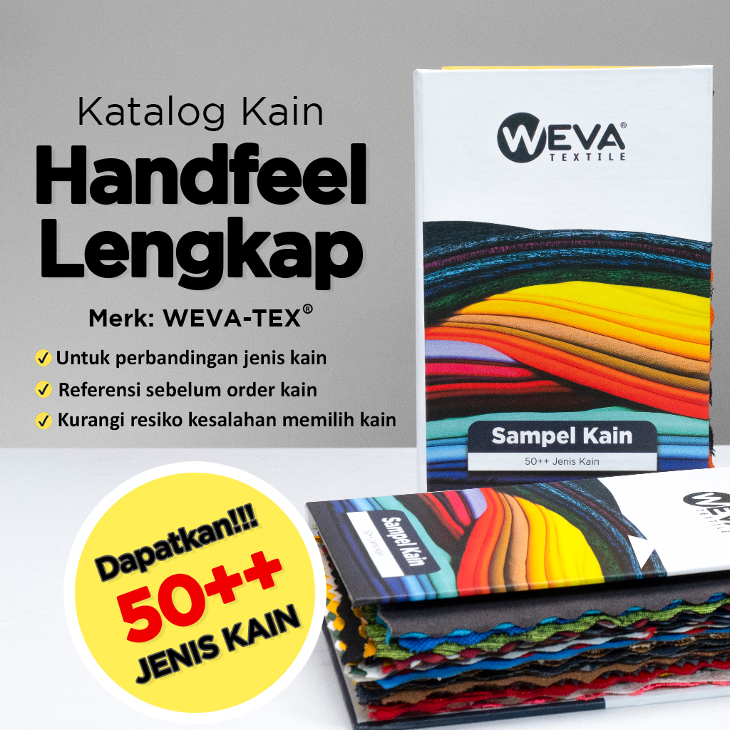 

Buku Katalog Sampel HANDFEEL PREMIUM 50++ Jenis Kain Weva Textile