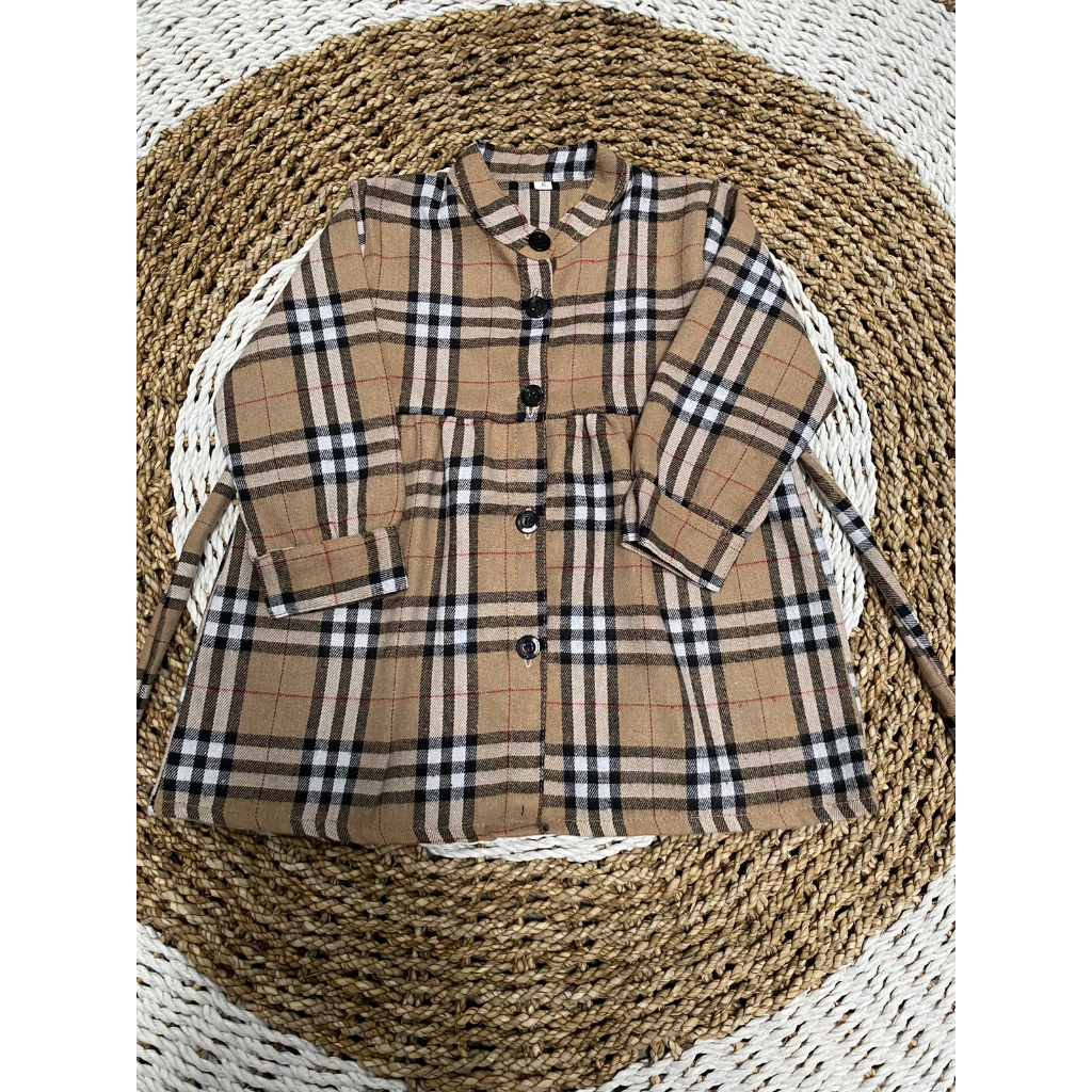 Kemeja anak dan tunik anak usia 1-10th bahan flanel