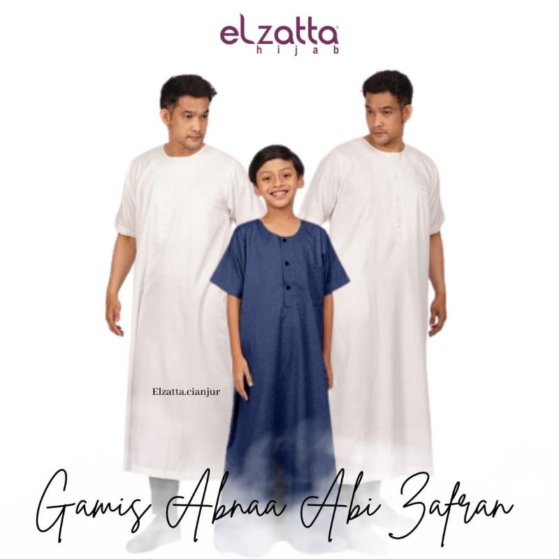 ELZATTA TERBARU GAMIS ZM ABNAA ZHAFRAN GAMIS ANAK BAHAN KATUN POLY COTTON KOKO TERBARU KEMKO BUSANA 