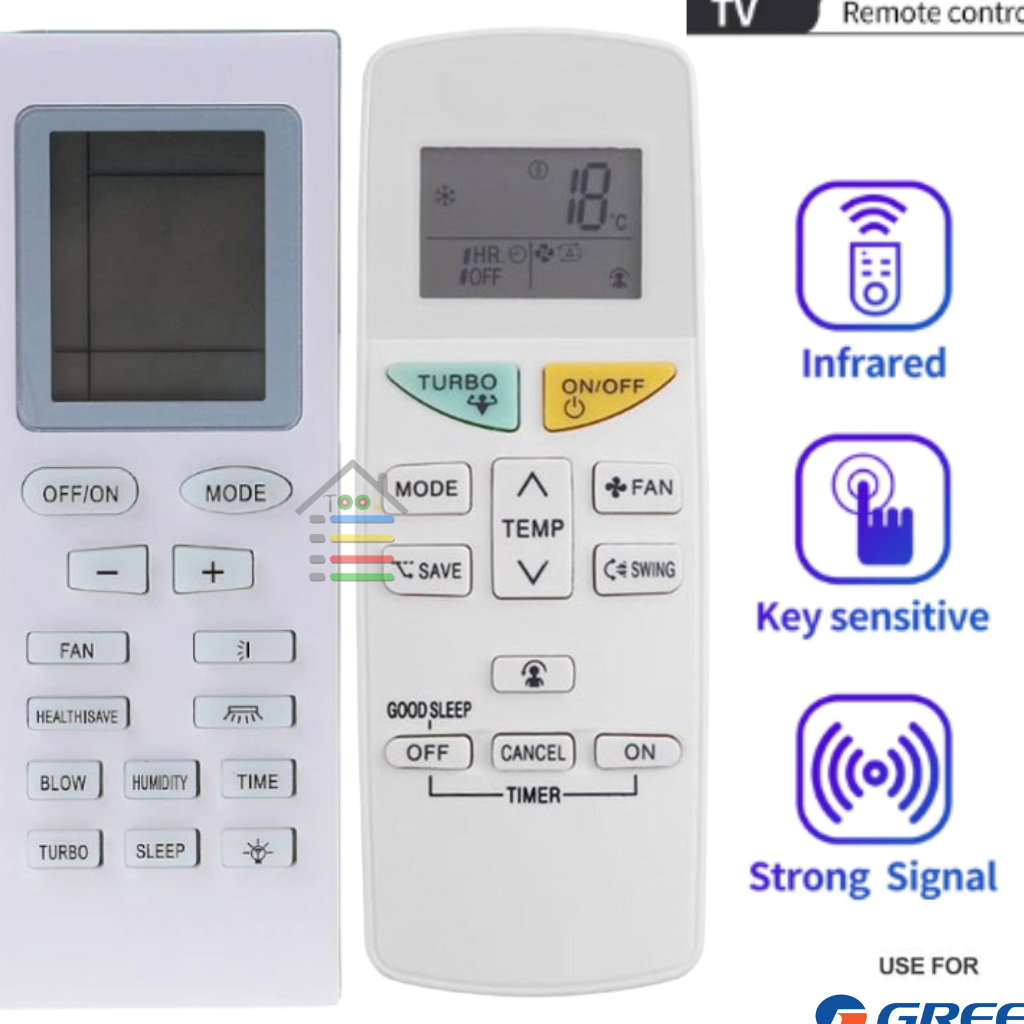 REMOTE AC MULTI DAIKIN SPLIT DAN INVERTER 8003