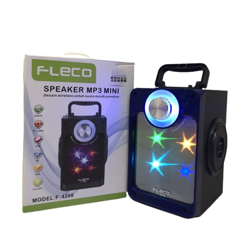 Speaker Bluetooth Fleco MP3 Mini F-4208