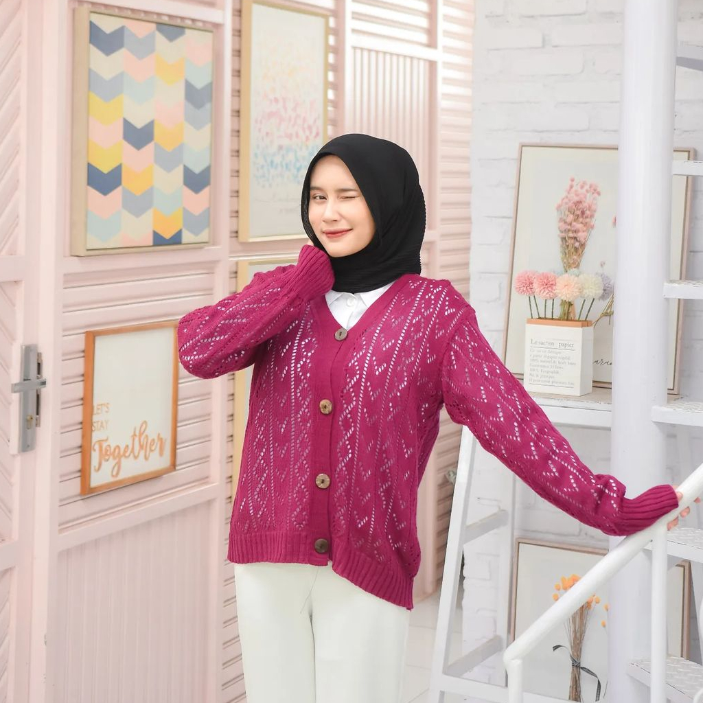 Rajut Wanita Premium UNA Outher Knit