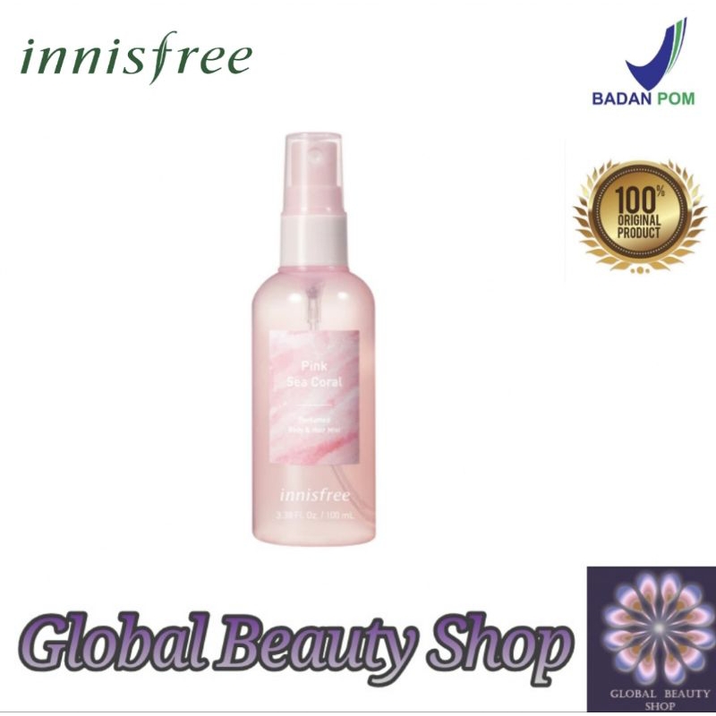 Innisfree - Perfumed Body &amp; Hair Mist Pink Sea Coral 100ml