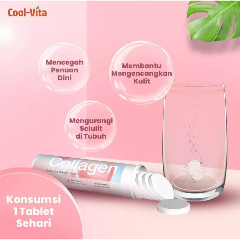 Minuman Collagen Coolvita Beauty Coollagen Rasa Peach