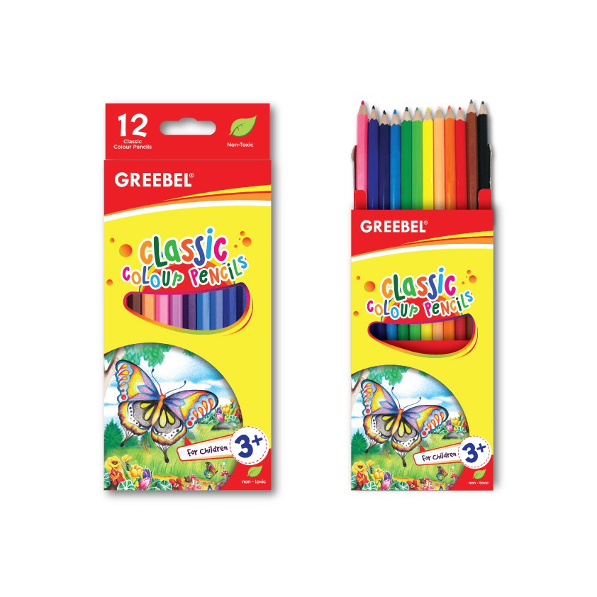 

Pensil Warna GREEBEL Classic Colour Pencils 12 Warna 7012