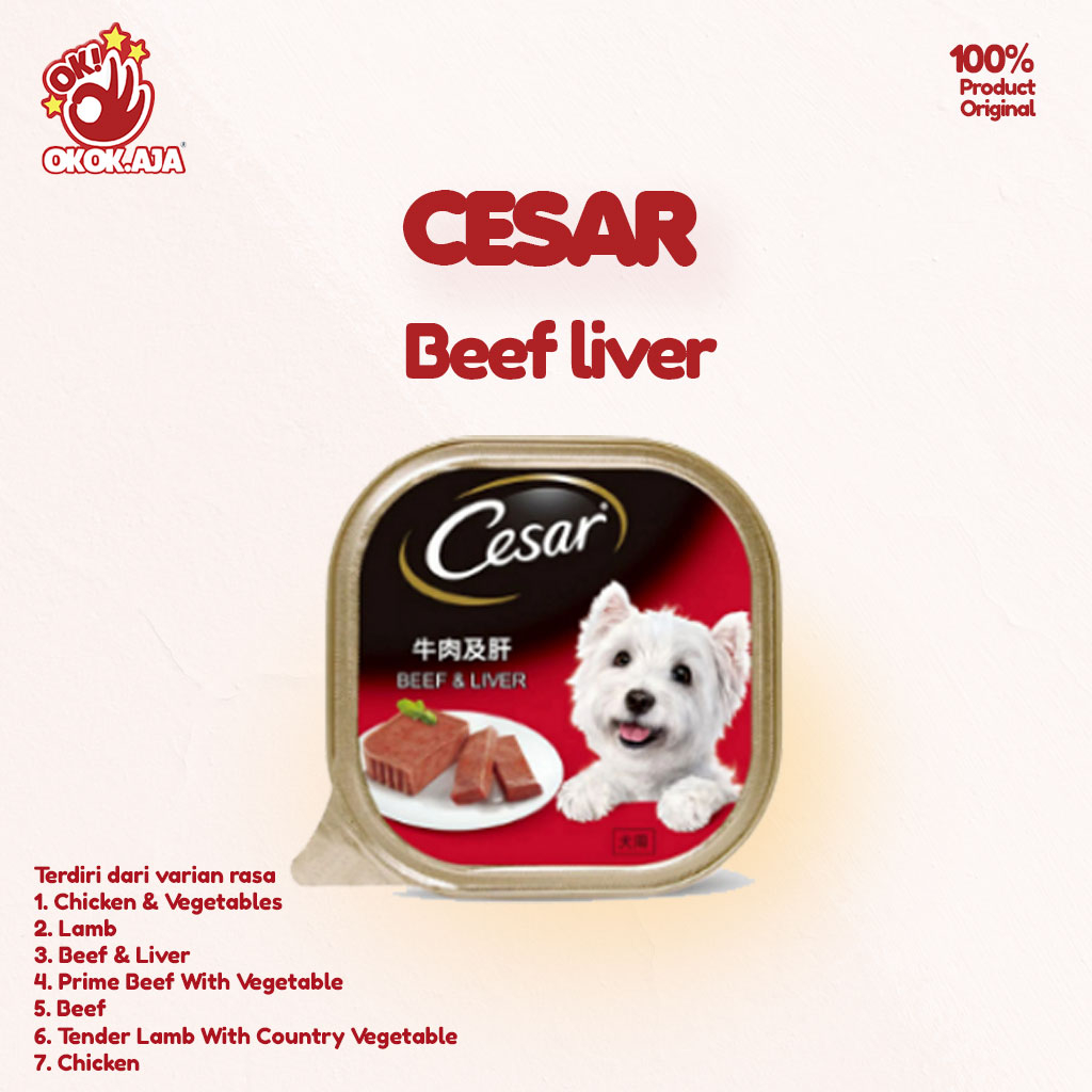 Makanan Anjing Cesar all variant 100gr