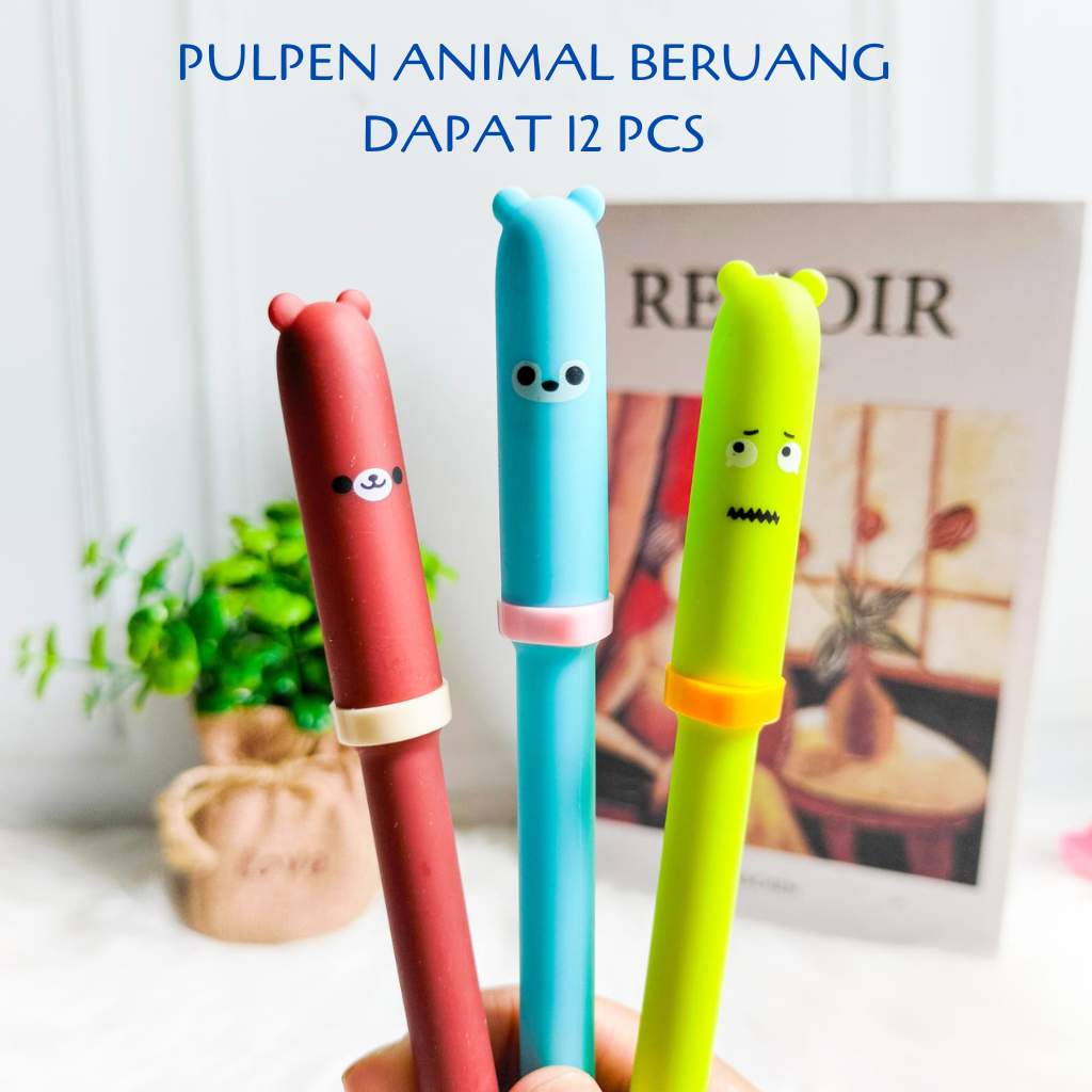 

SELUSIN PULPEN ANIMAL MURAH BERUANG ISI 12 PCS ALAT TULIS LUCU GEL PEN KARAKTER UNIK MURAH PULPEN PENA BOLPEN ALAT TULIS KANTOR SEKOLAH ANAK GIFT KADO
