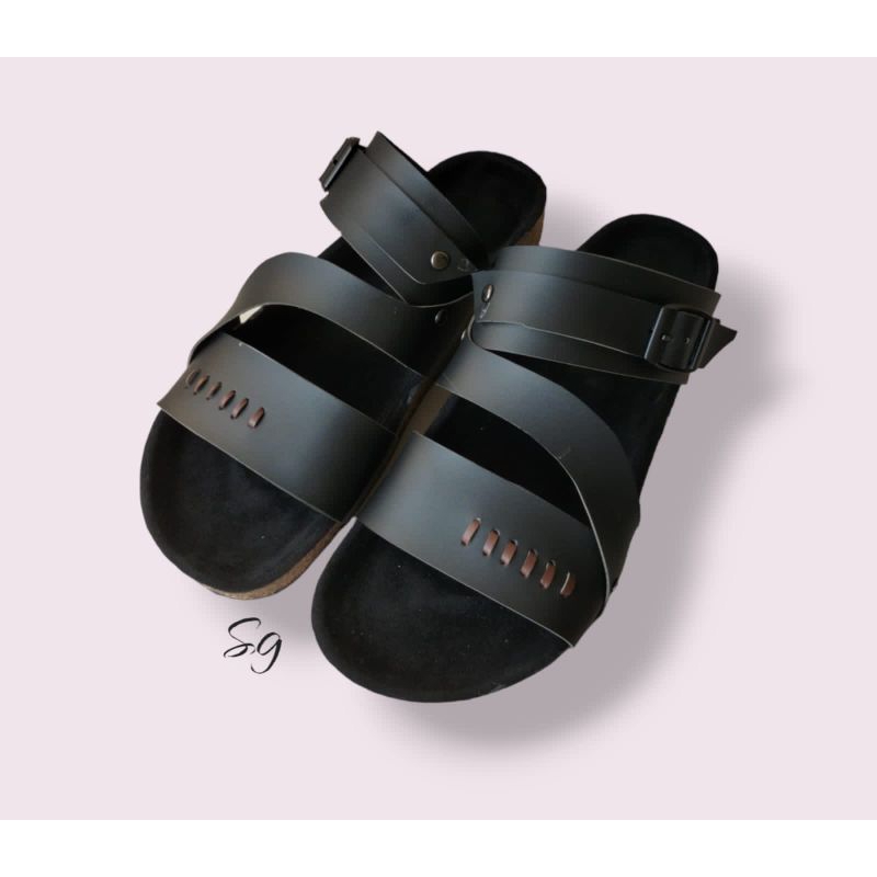 sandal slop puyuh kekinian model birken ban tiga//Sandal New Arrival SG//Sandal Viral