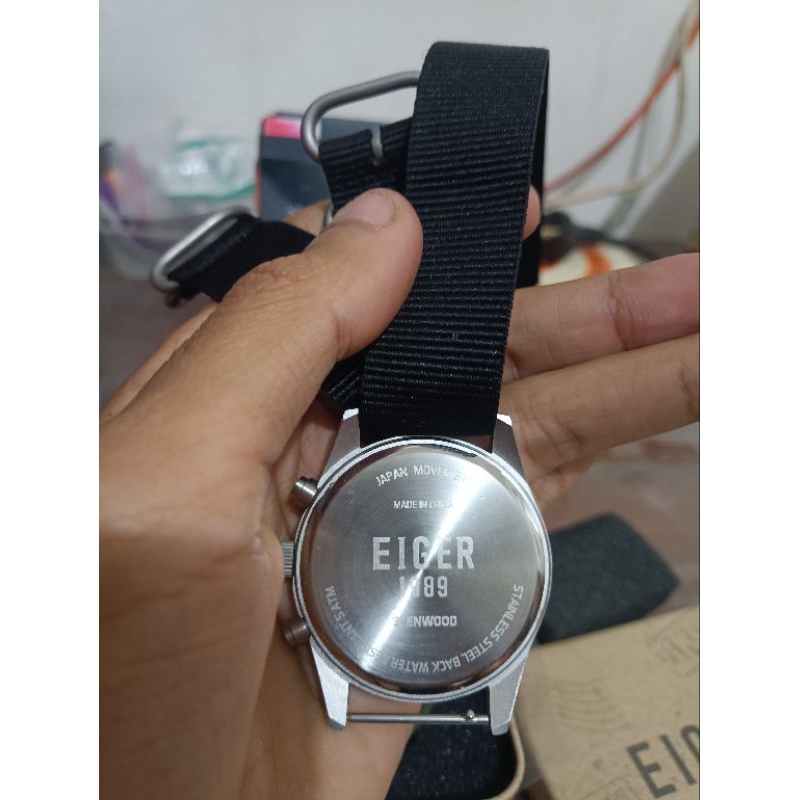 Jam Tangan Eiger Glenwood crono bekas Original