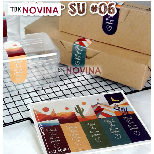 [ 1 LEMBAR ]  STIKER THANK YOU / HANDMADE