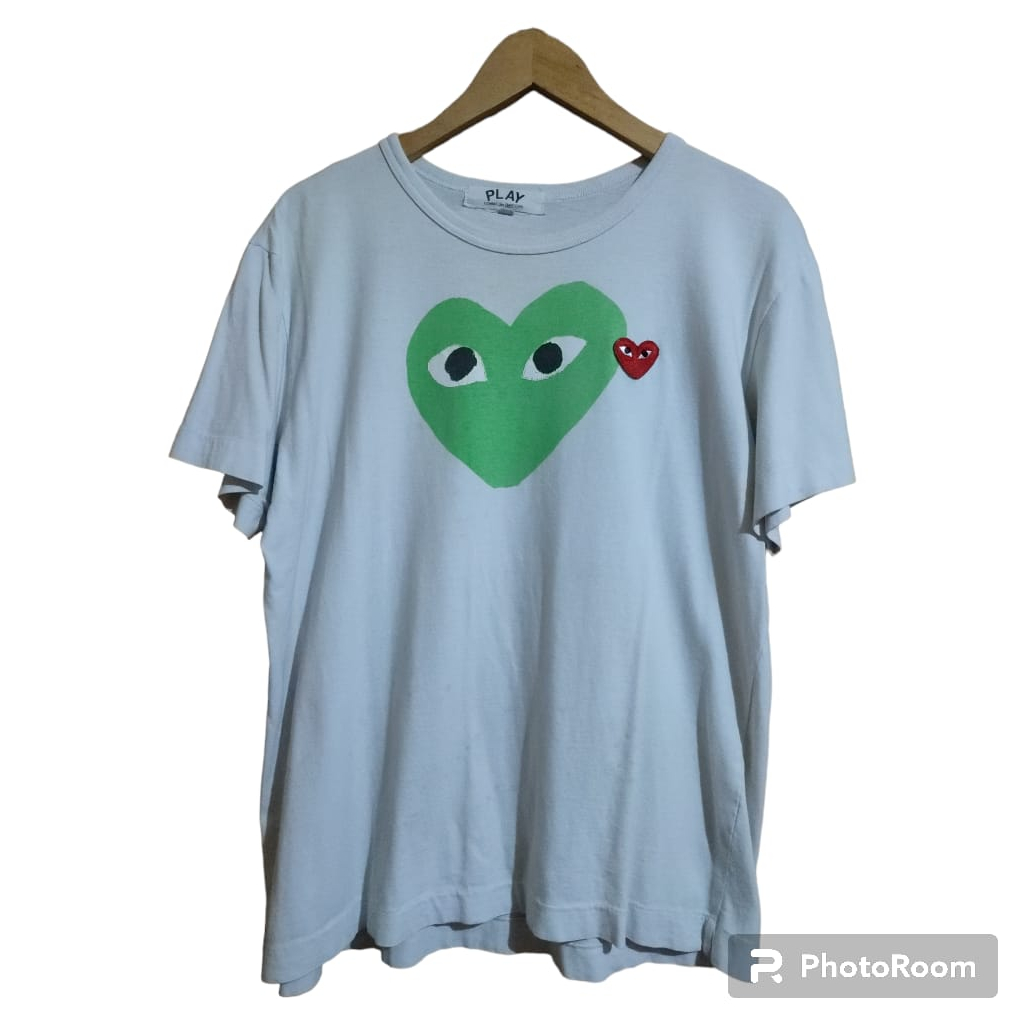 TSHIRT By PLAY CDG VINTAGE SINGLE JARITAN ATAS DAN BAWAH SECOND KAS03