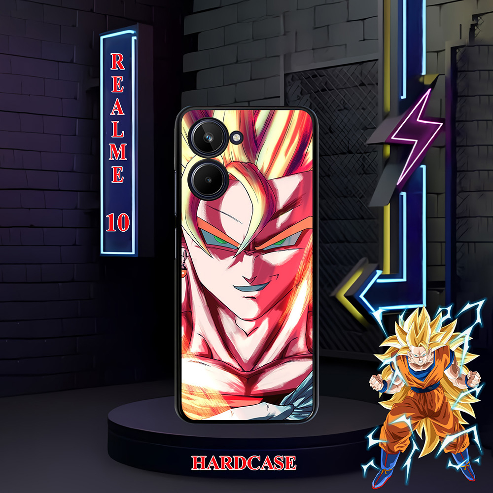 [RM167] Custom Case Glossy ALL TYPE REALME 10 4G MOTIF ANIME DRAGON BALL