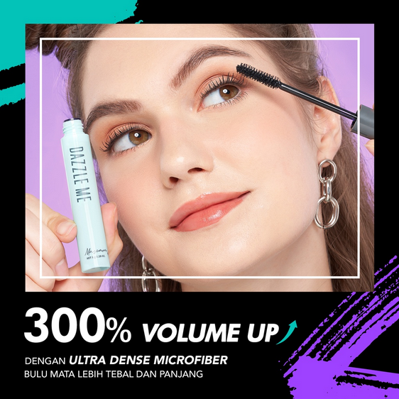 DAZZLE ME Holy Moly Volume Mascara / Eyelash Lengthening Hyper Curl Maskara