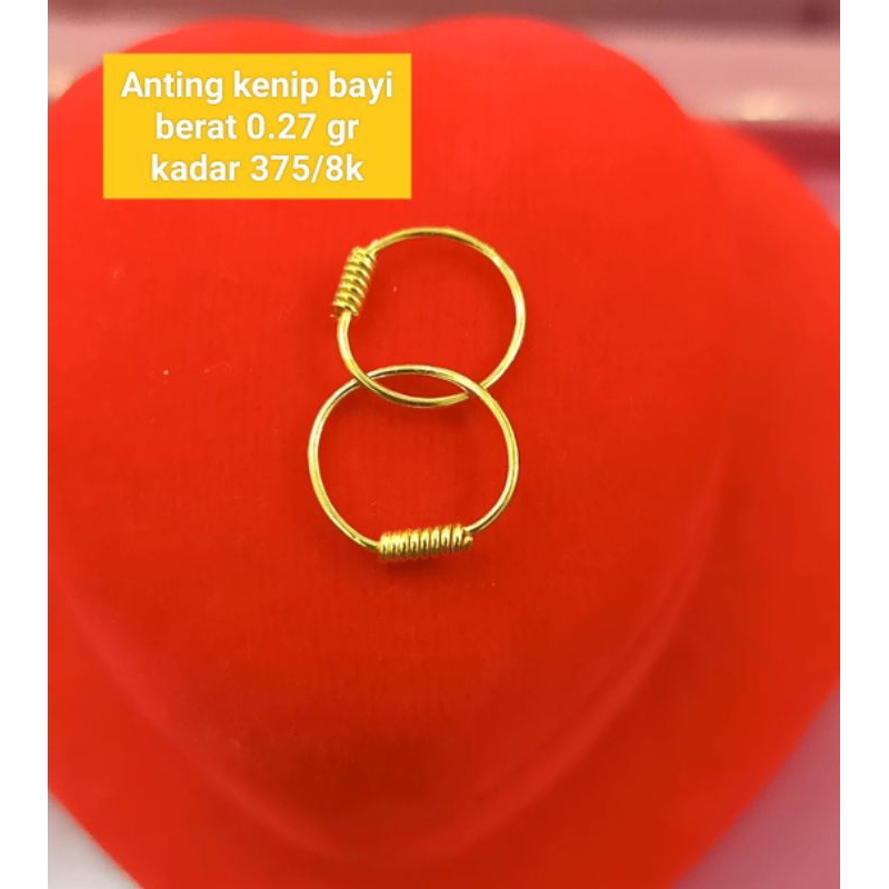 ANTING KENIP BAYI KADAR 375/8K MAS ASLI