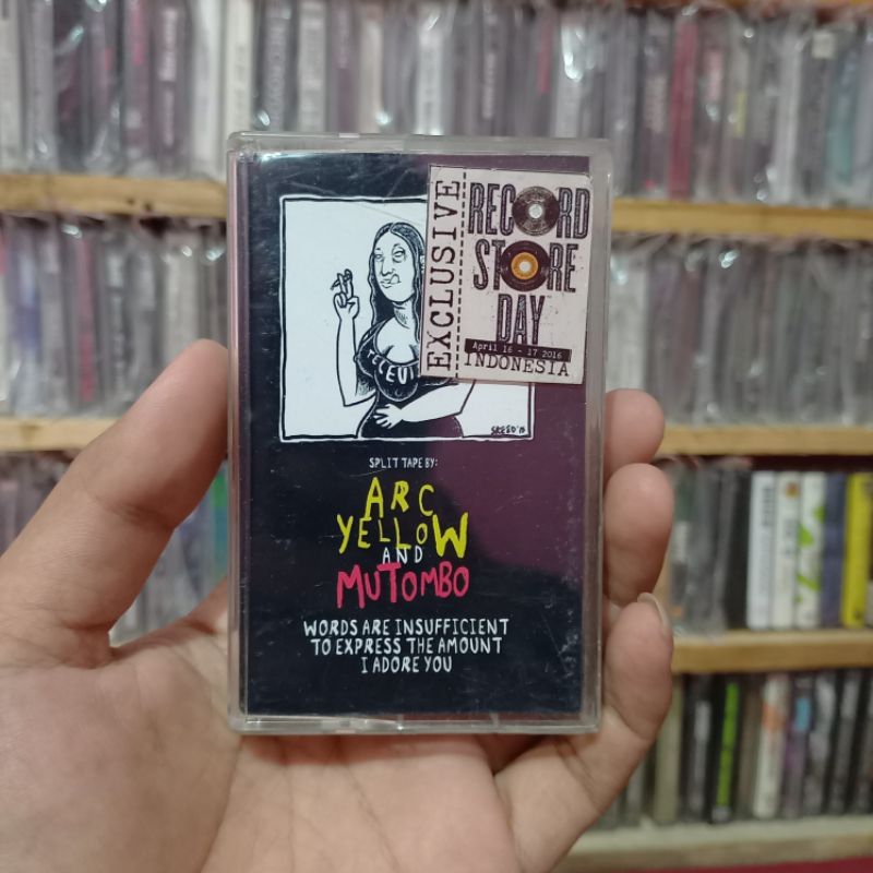 Kaset Split Arc Yellow X Mutombo - Words Are Insufficient To Express The Amount I Adore You (Indie R
