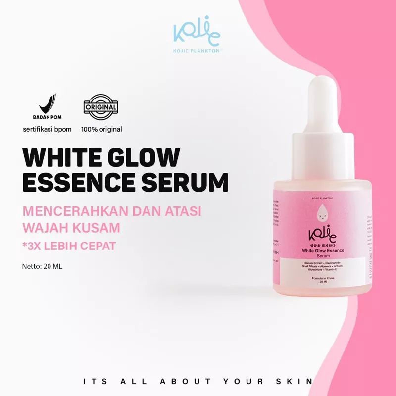 ☃️Cutezz_Ching1☃️Kojic Plankton Face Serum Acne Glow ||White Glow ||Peeling Glow ||  20ml