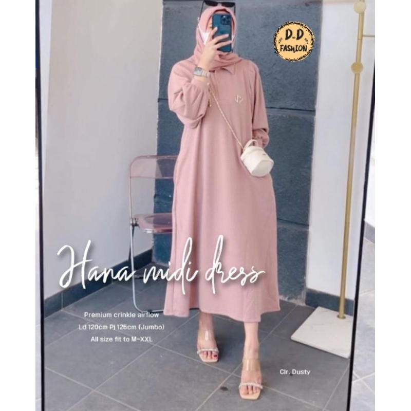 HANA MIDI DRES TERBARU