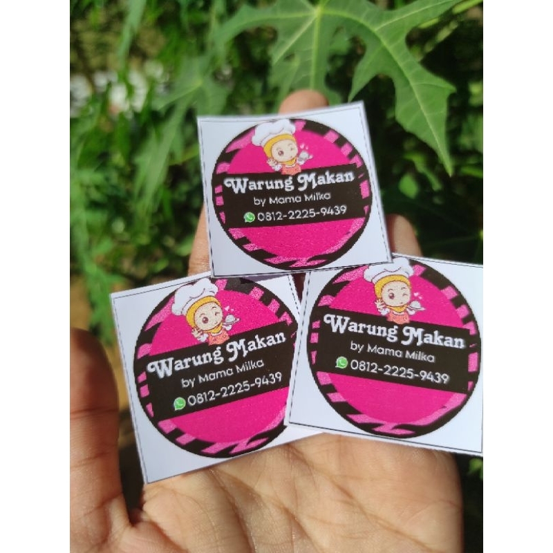 

stiker warung makan isi 105pcs