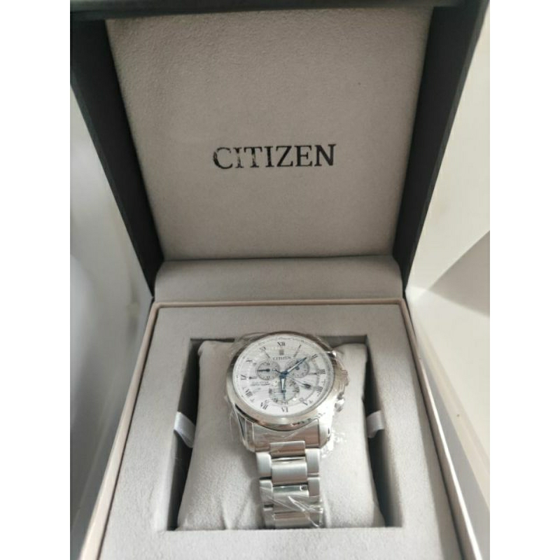 Jam Tangan CITIZEN BL5540-53A Chronograph Stainless, nego halus ya