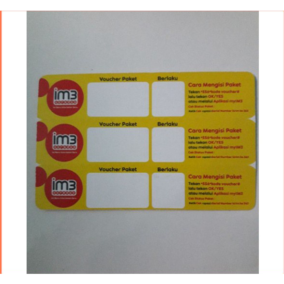 Voucher Indosat Kosongan Kosong
