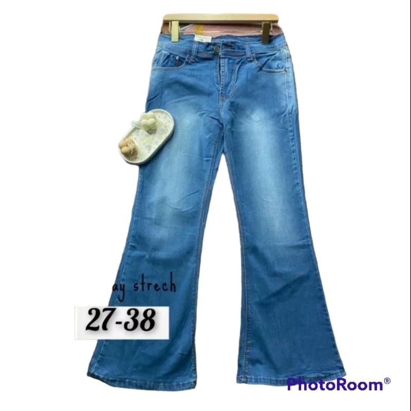 CELANA JEANS BIRU MUDA CUTBRAY JUMBO GET IT & NADELUS