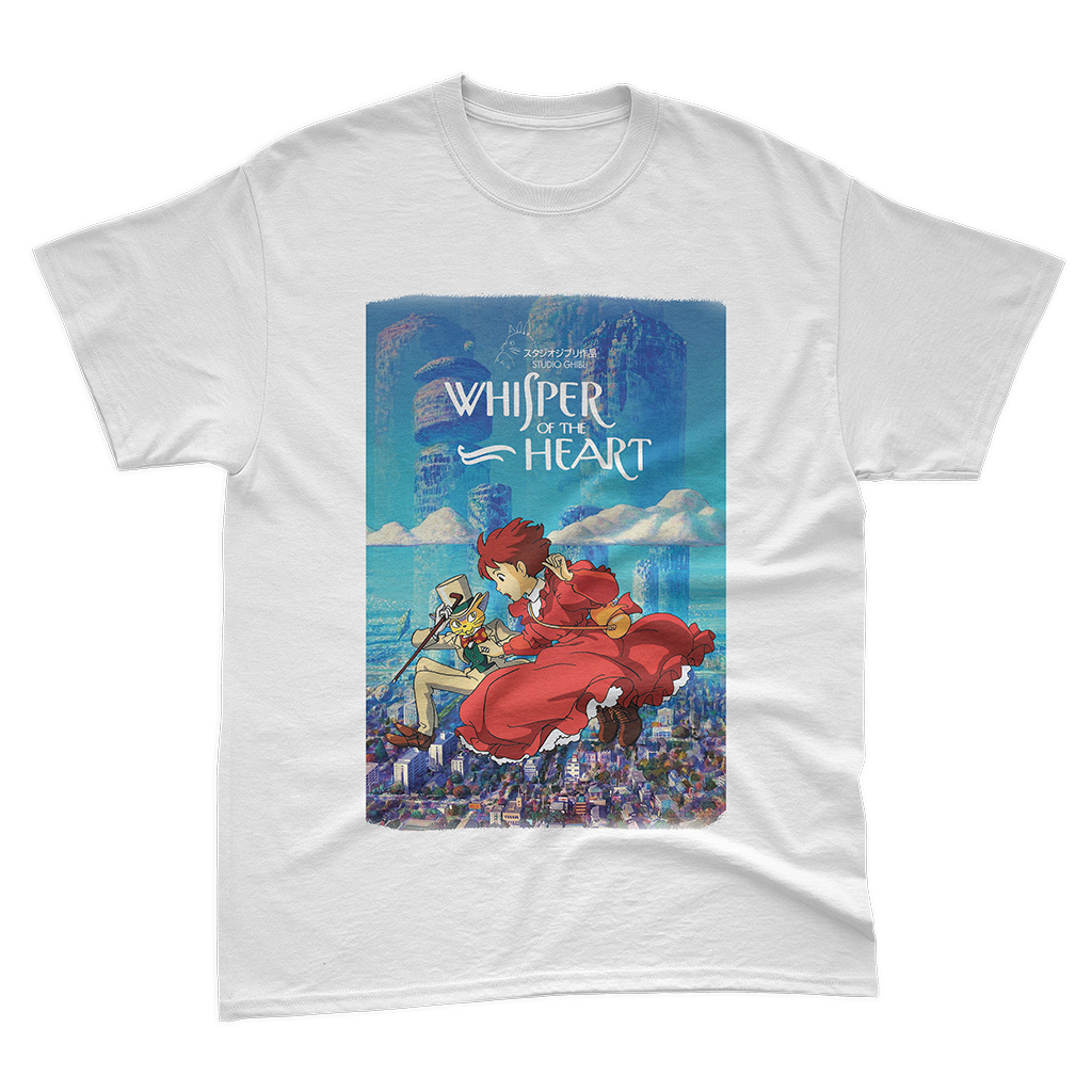 Kaos Anime Whisper of The Heart - T Shirt Anime Studio Ghibli Whisper of The Heart - Mitski